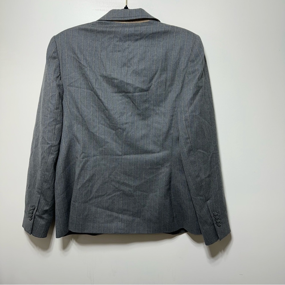 Brook Brothers 346 Wool Gray Pinstripe Blazer - Picture 2 of 5